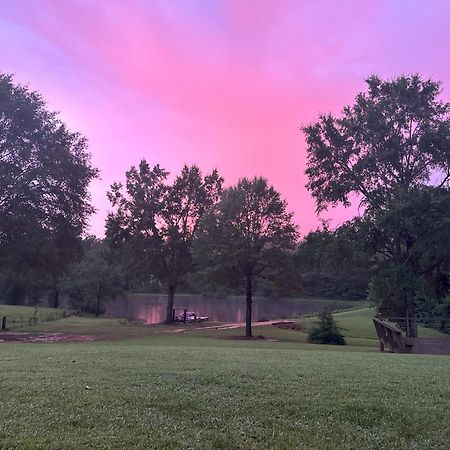 Refuge Ranch Retreat Log Cabin Lake 53+ Acres Locust Grove Exterior foto